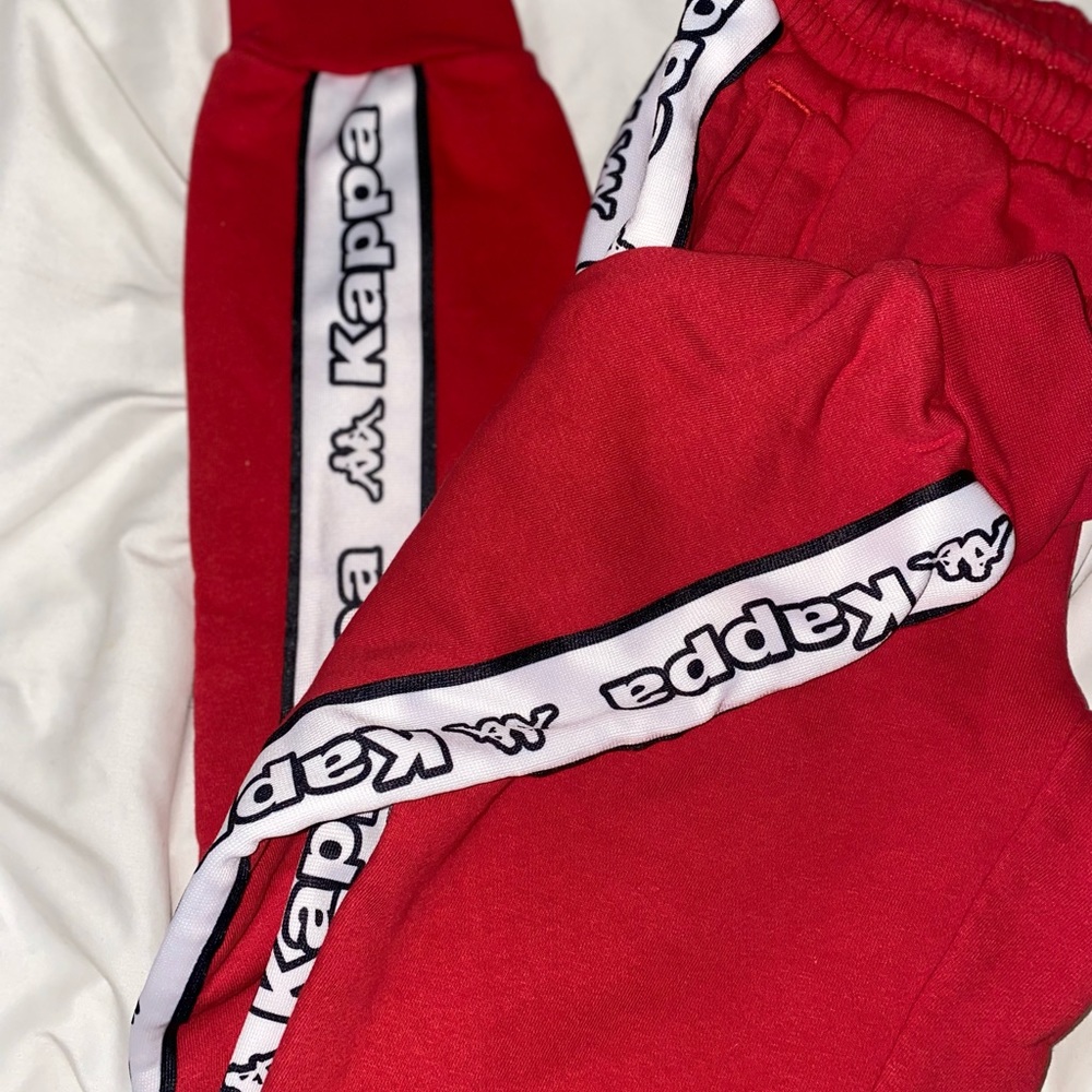 Kappa red sweats